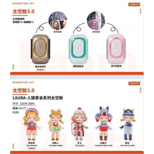 ToyCity Space Capsule-Laura THE Werewolves Tea Party Series